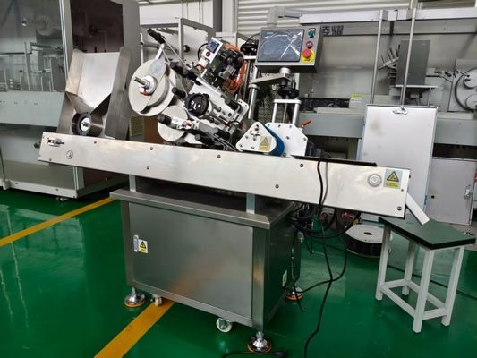 買う High-Speed Cosmetic Labeling Machine - Fully Automatic Sticker Labeling for 1-20ml Glass or Plastic Bottles with Taping and Printing Features オンライン製造