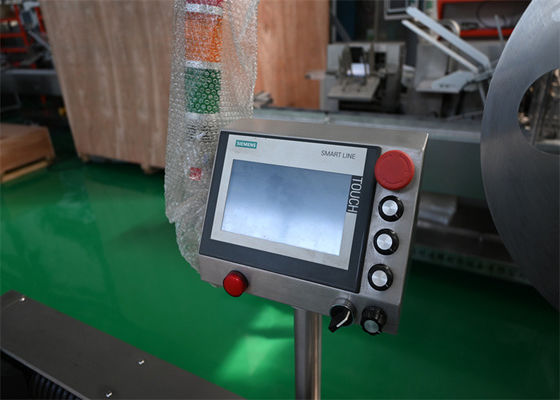 電気用アンプルとビオルのラベル付け機械 触覚画面とPLCで高精度ラベル付け