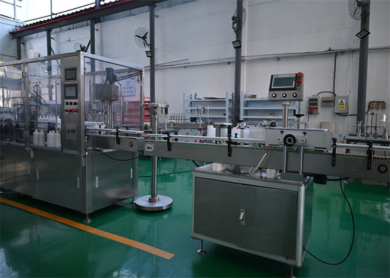 消毒剤 250-1000ml 自動充填生産ライン,薬剤のための殺菌剤充填ライン