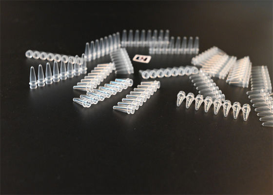 柔らかい無菌PCRチューブ プラスチックポリプロピレン 0.1 Ml