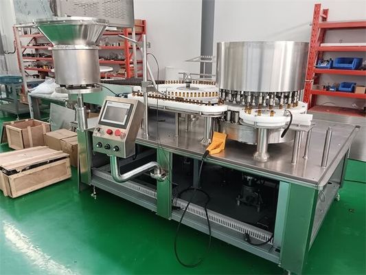 栄養補助食品用 30-500ml 薬剤液体詰め機 ペリスタルティックポンプとサーボで高精度詰め機