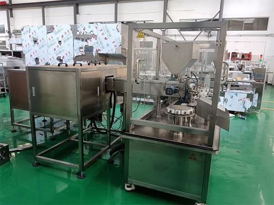良い価格 GMP標準ゲル充填キャピングマシンと泡リサイクル機能と消費量 オンライン