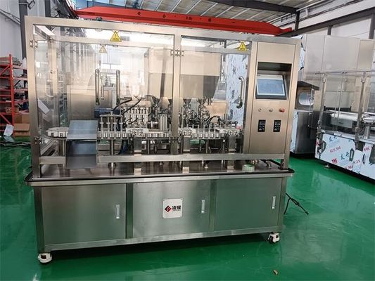 良い価格 GMP 標準カートリッジの充填と蓋の機械 医療ジェルチューブのための 80-120 pcs 充填容量 オンライン