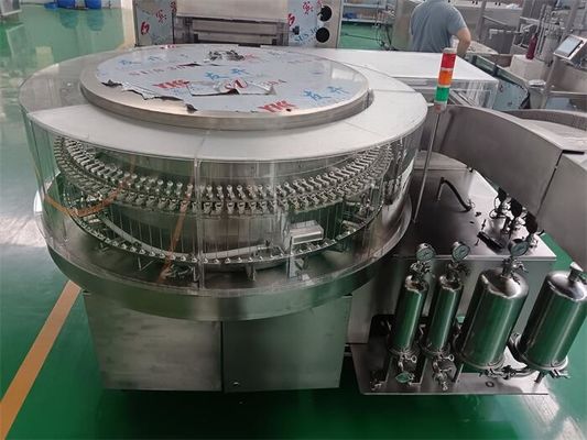 LYQCL-80 高容量の超音波アンプル 薬剤瓶洗浄機 2 30ml 薬剤瓶 16000 BPH 性能 高級 cGMP 準拠