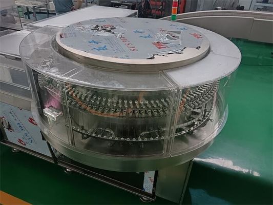 高速 2 〜 50ml 垂直超音波ボトル洗浄機 3000 〜 6000BPH cGMP 準拠,低断裂,WFI & CA 0.22μm フィルタリング