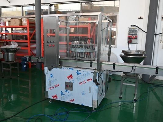 薬剤包装の無菌化のための自動ボトル蓋機 密封の精度高さとISO準拠性