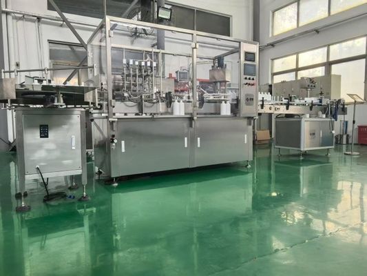 化学酸液体溶液のためのボトル詰め込み・蓋付け機 5-20ml 隔離器で詰め込み・蓋付け GMP に準拠