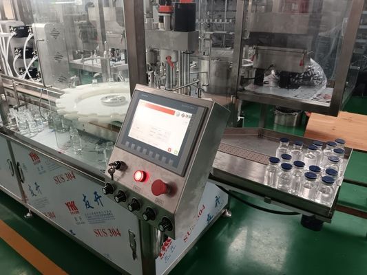 30~500mlのガラスとプラスチックボトルのための不妊液体詰め機 口腔液体と消毒剤のための窒素保護