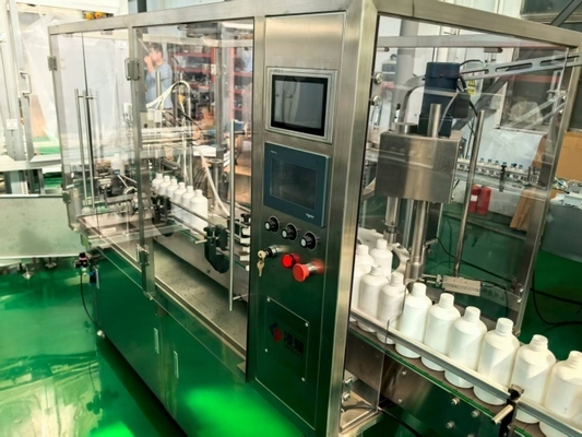 5-500ml ガラスとプラスチックボトルのための薬剤液体詰め機 - 機能:自動シャットダウン,ボトルなし,洗濯なし,高効率