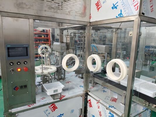製薬生産ラインにおけるガラス管カートリッジ充填・密封、無菌バイアル充填・キャッピング・封入（1-5ml）